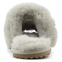 2 Stripes Sheepskin Fur Slipper