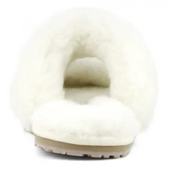 2 Stripes Sheepskin Fur Slipper