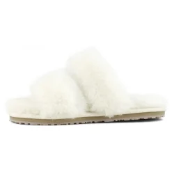 2 Stripes Sheepskin Fur Slipper