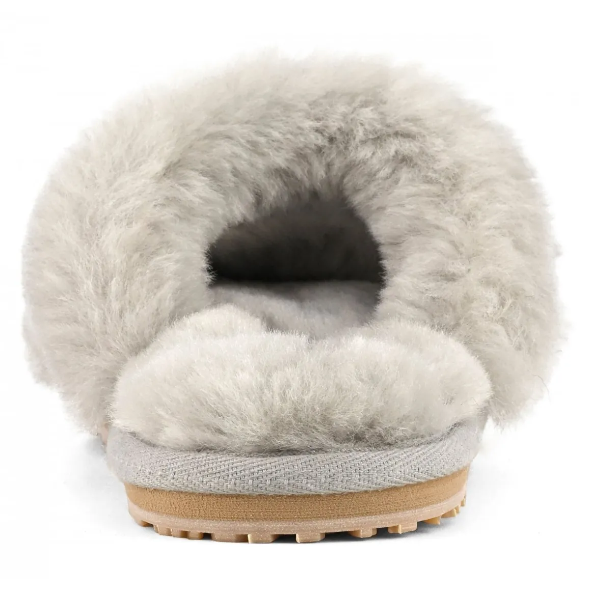 2 Stripes Sheepskin Fur Slipper