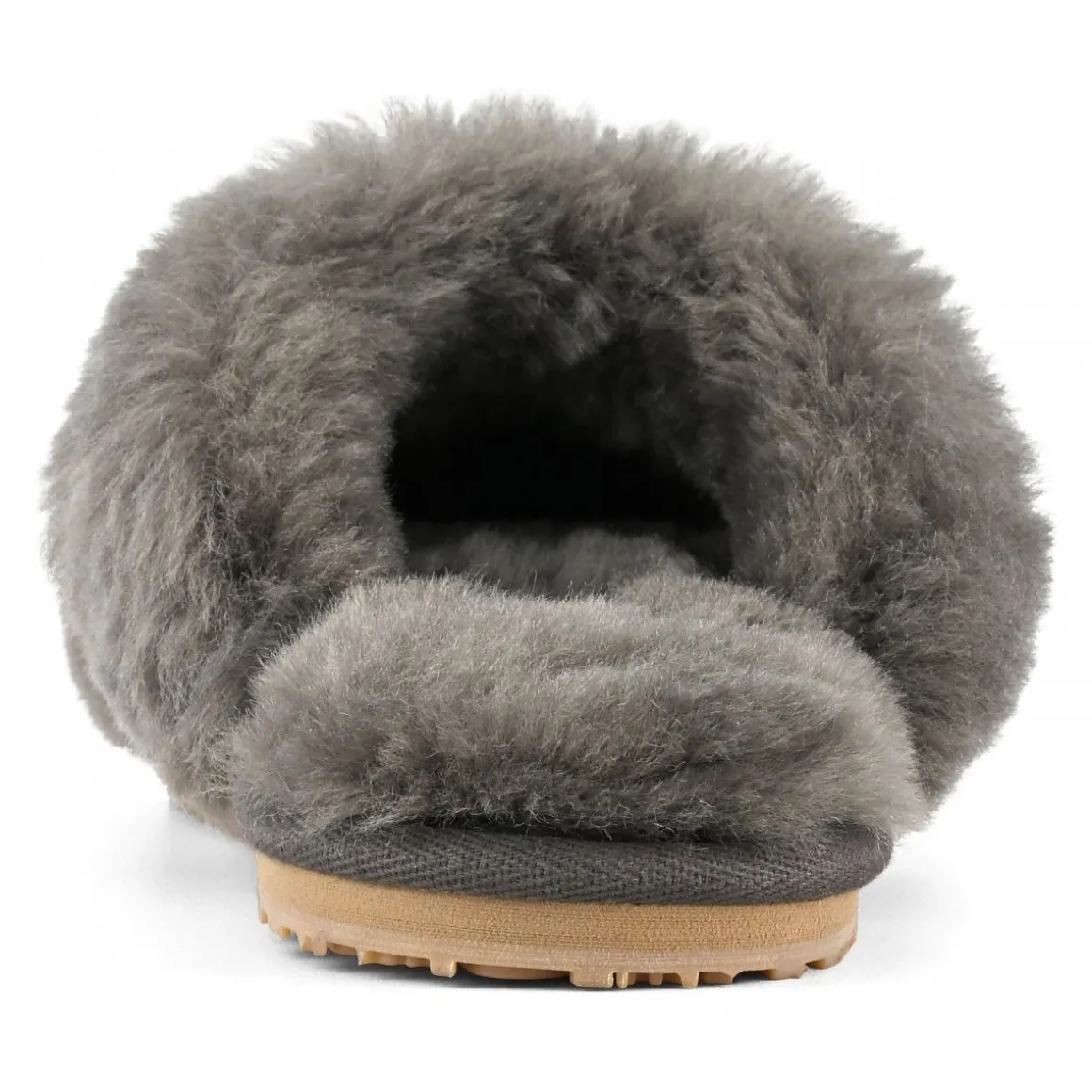 2 Stripes Sheepskin Fur Slipper