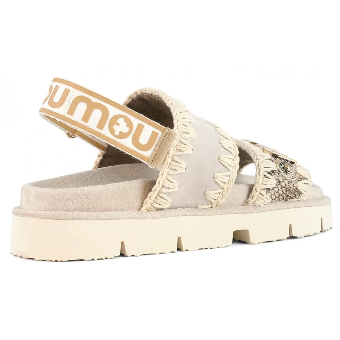 Bio Sandal Back Strap Suede & Leather
