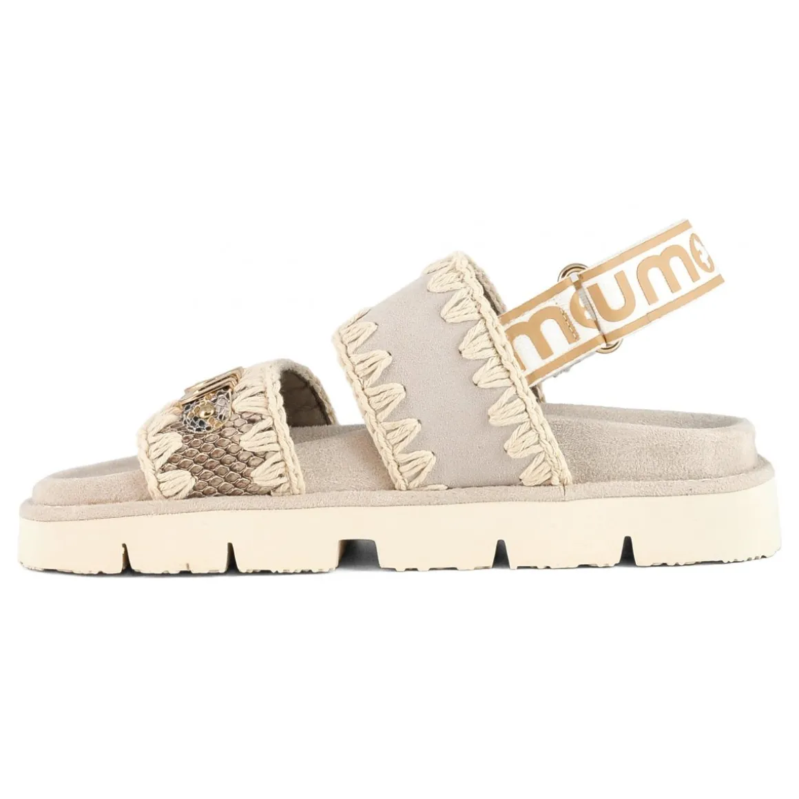Bio Sandal Back Strap Suede & Leather