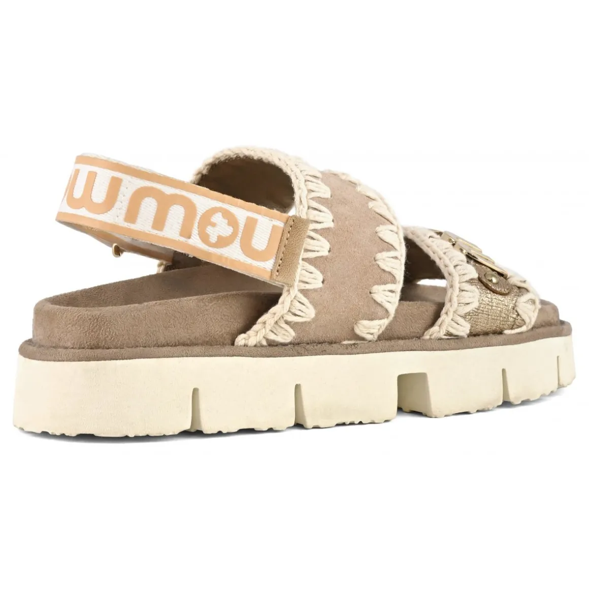 Bio Sandal Back Strap Suede & Leather