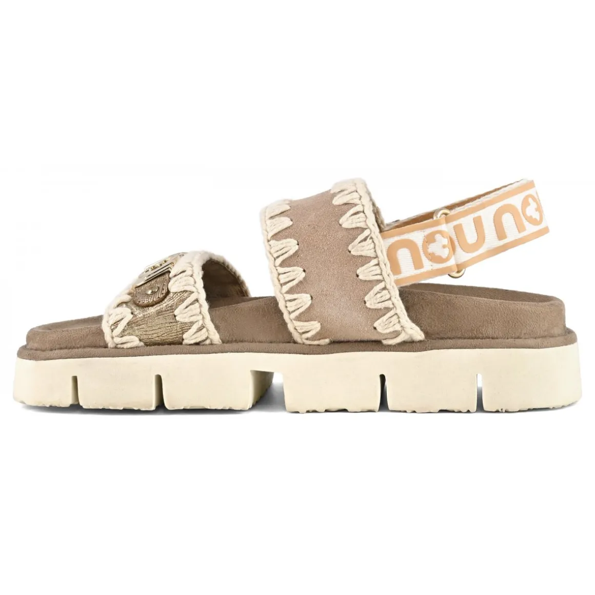 Bio Sandal Back Strap Suede & Leather
