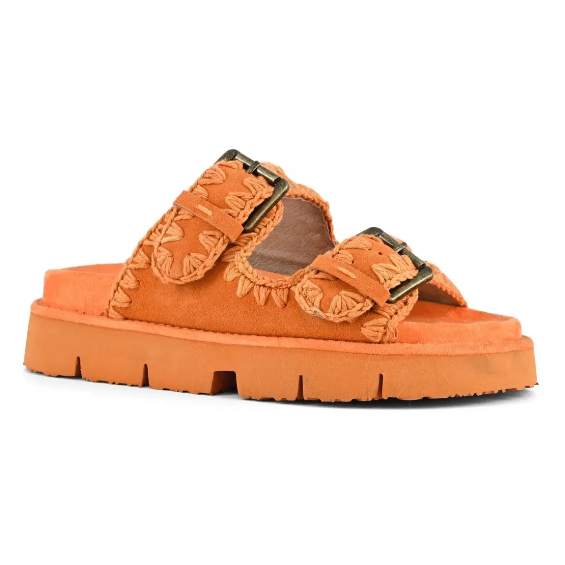 Bio Sandal Two Buckles All Monochrome