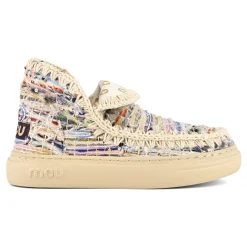 Bold Sneaker Fabric With Sequins
