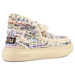 Bold Sneaker Fabric With Sequins