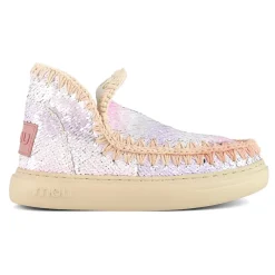 Bold Sneaker Sequins Dégradé Stitching