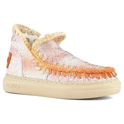 Bold Sneaker Sequins Dégradé Stitching