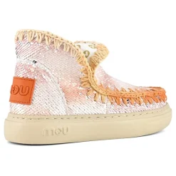 Bold Sneaker Sequins Dégradé Stitching