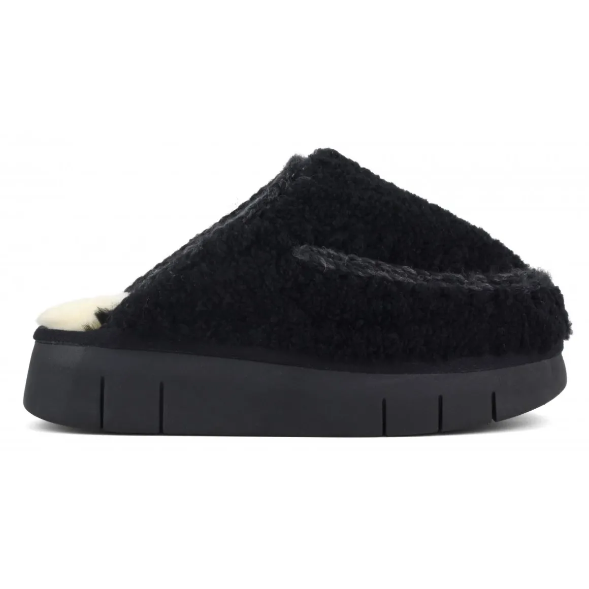 Bounce Clog Curly Sheepskin