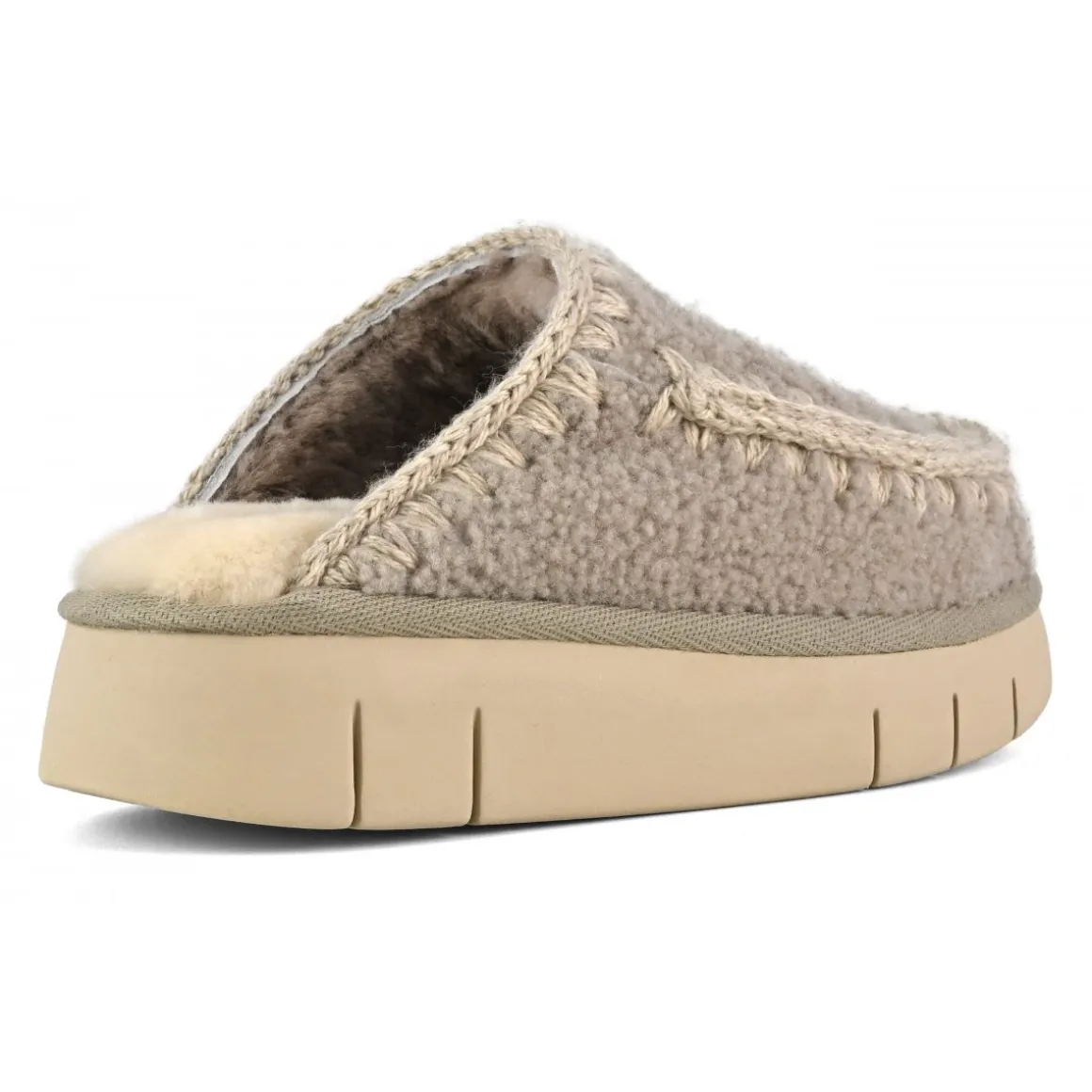 Bounce Clog Curly Sheepskin