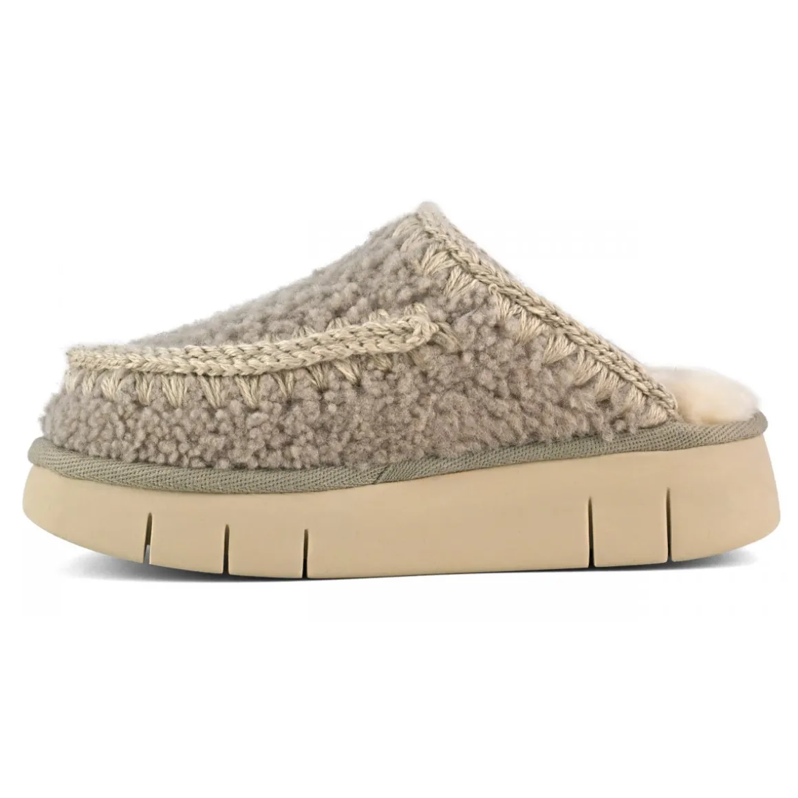 Bounce Clog Curly Sheepskin