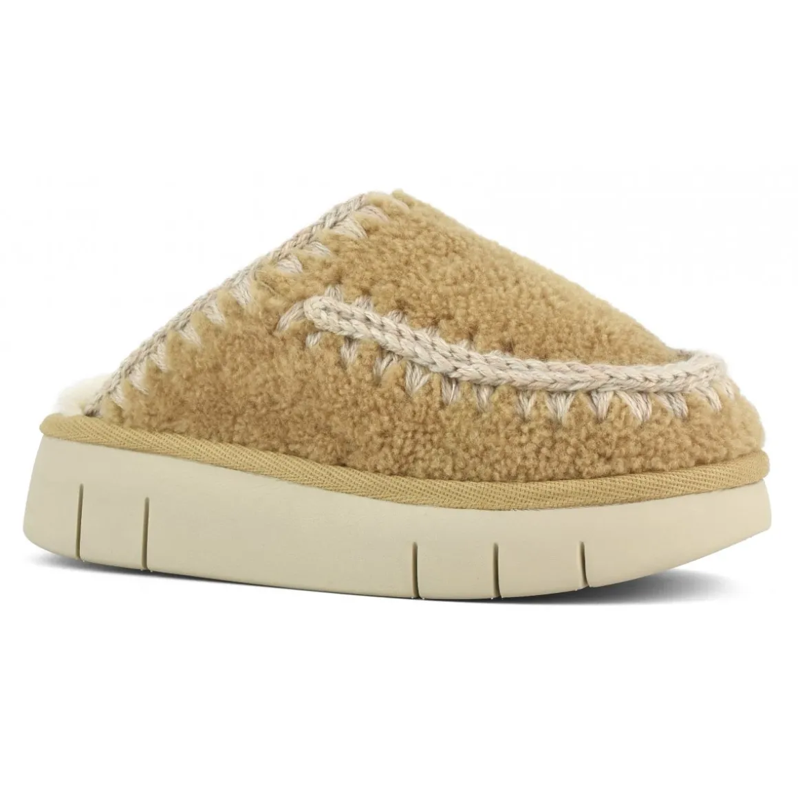 Bounce Clog Curly Sheepskin