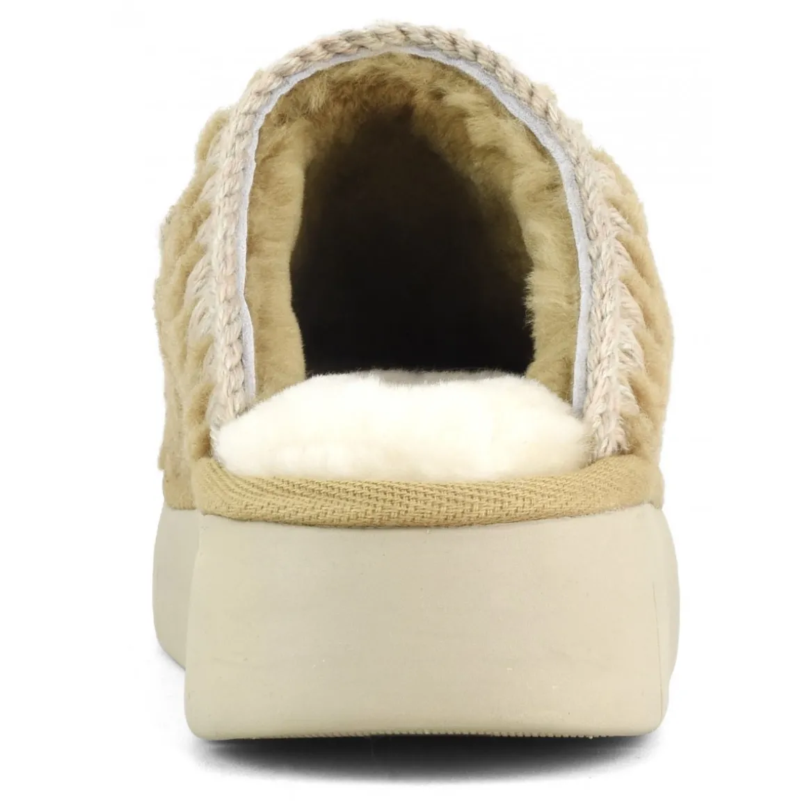 Bounce Clog Curly Sheepskin