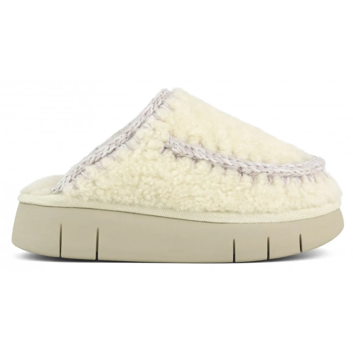 Bounce Clog Curly Sheepskin