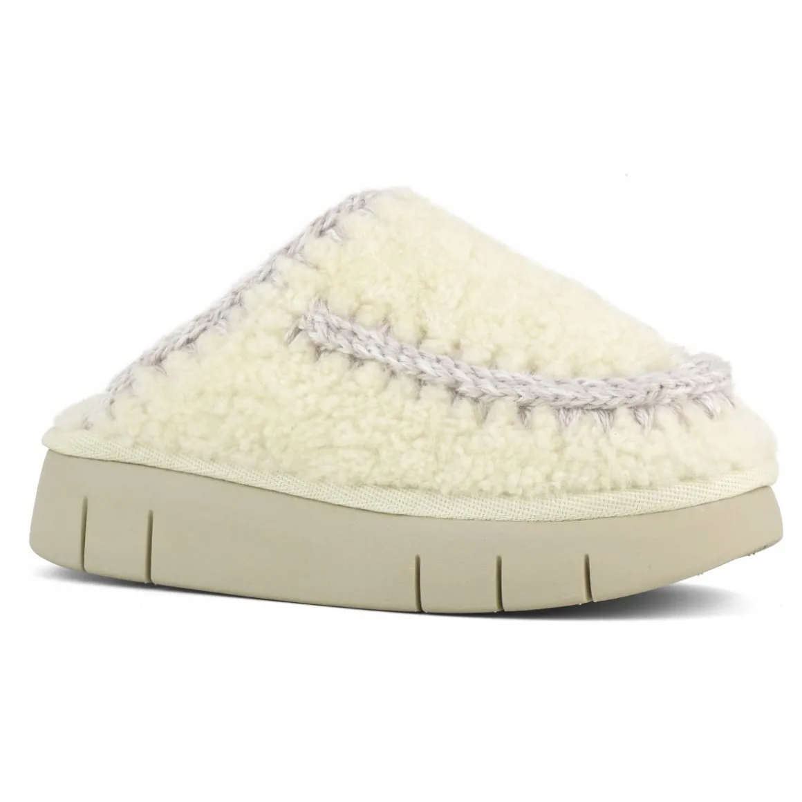 Bounce Clog Curly Sheepskin