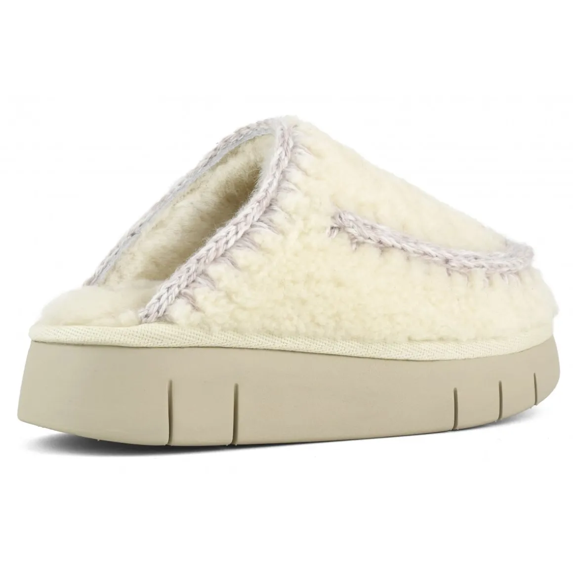 Bounce Clog Curly Sheepskin