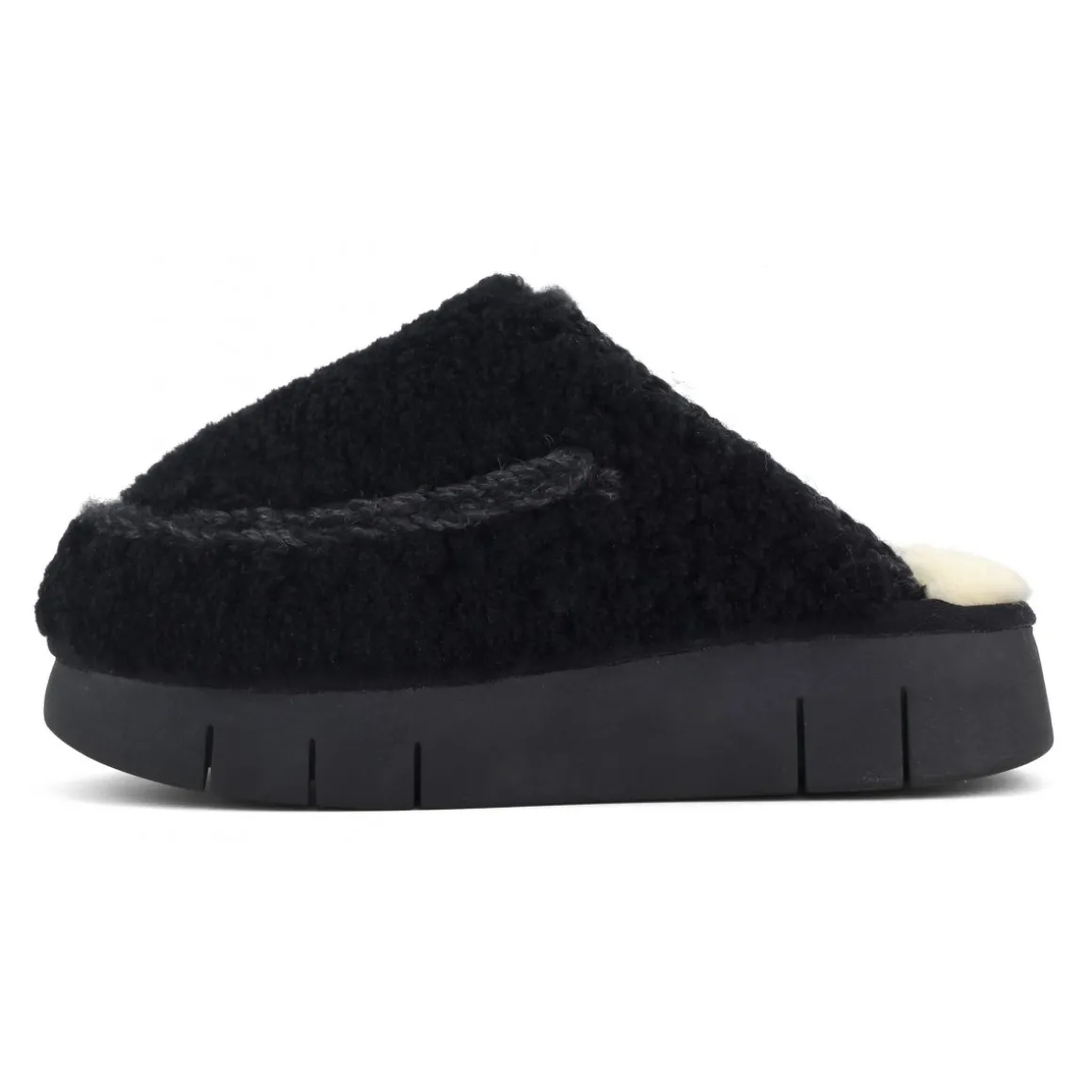 Bounce Clog Curly Sheepskin