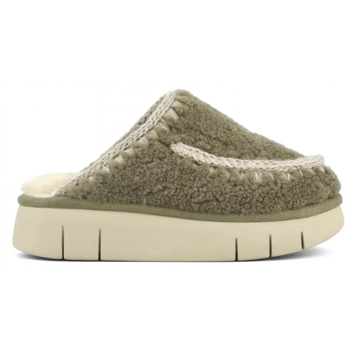 Bounce Clog Curly Sheepskin