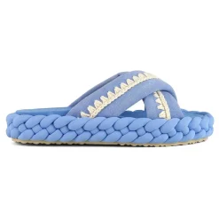 Braid Sandal Striped Fabric