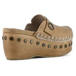 Clog Plain Leather