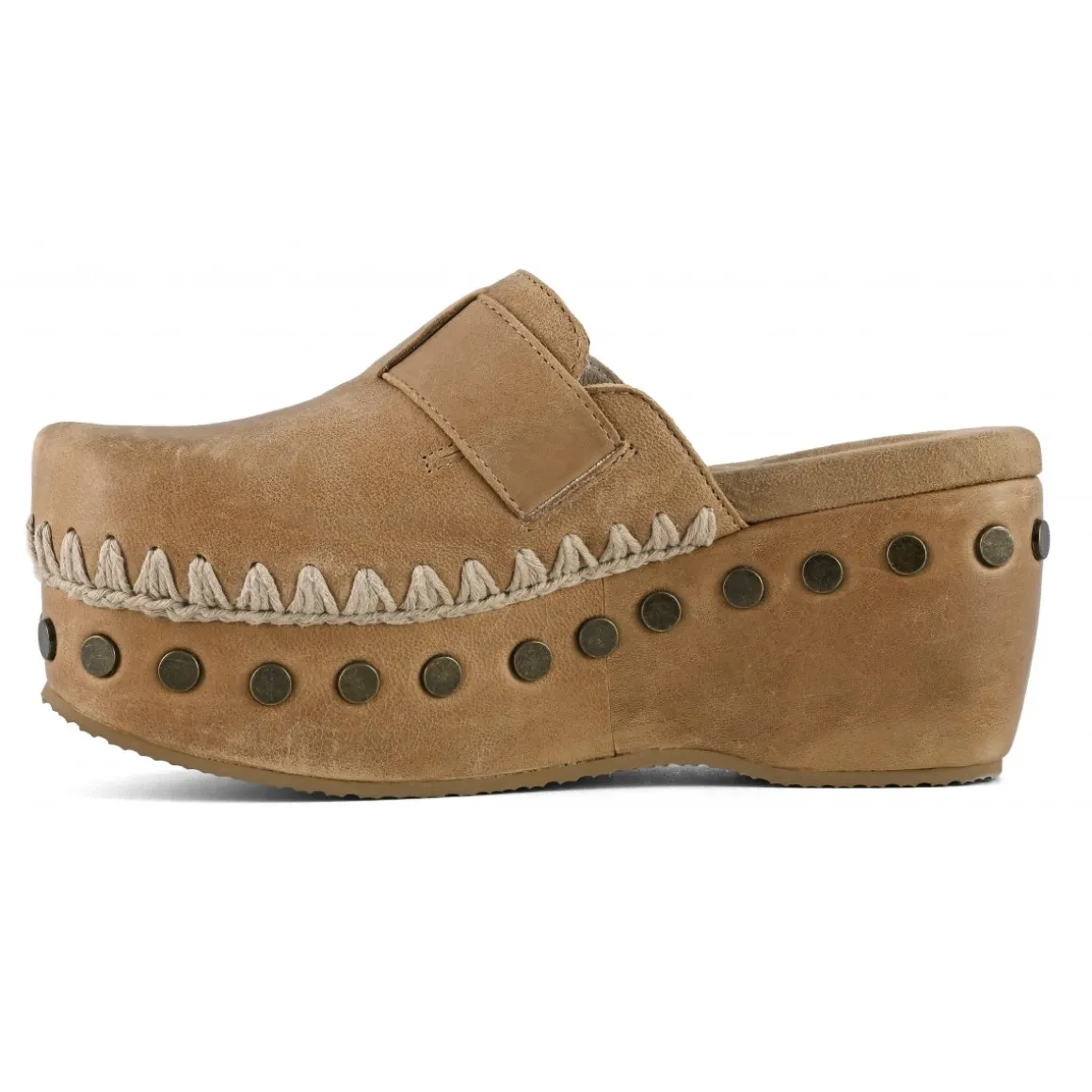 Clog Plain Leather