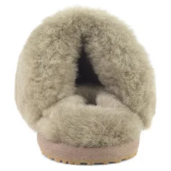 Closed Toe Sheepskin Fur Slipper