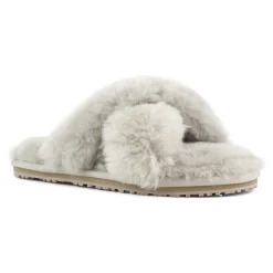 Criss-cross Fur Slide Slipper