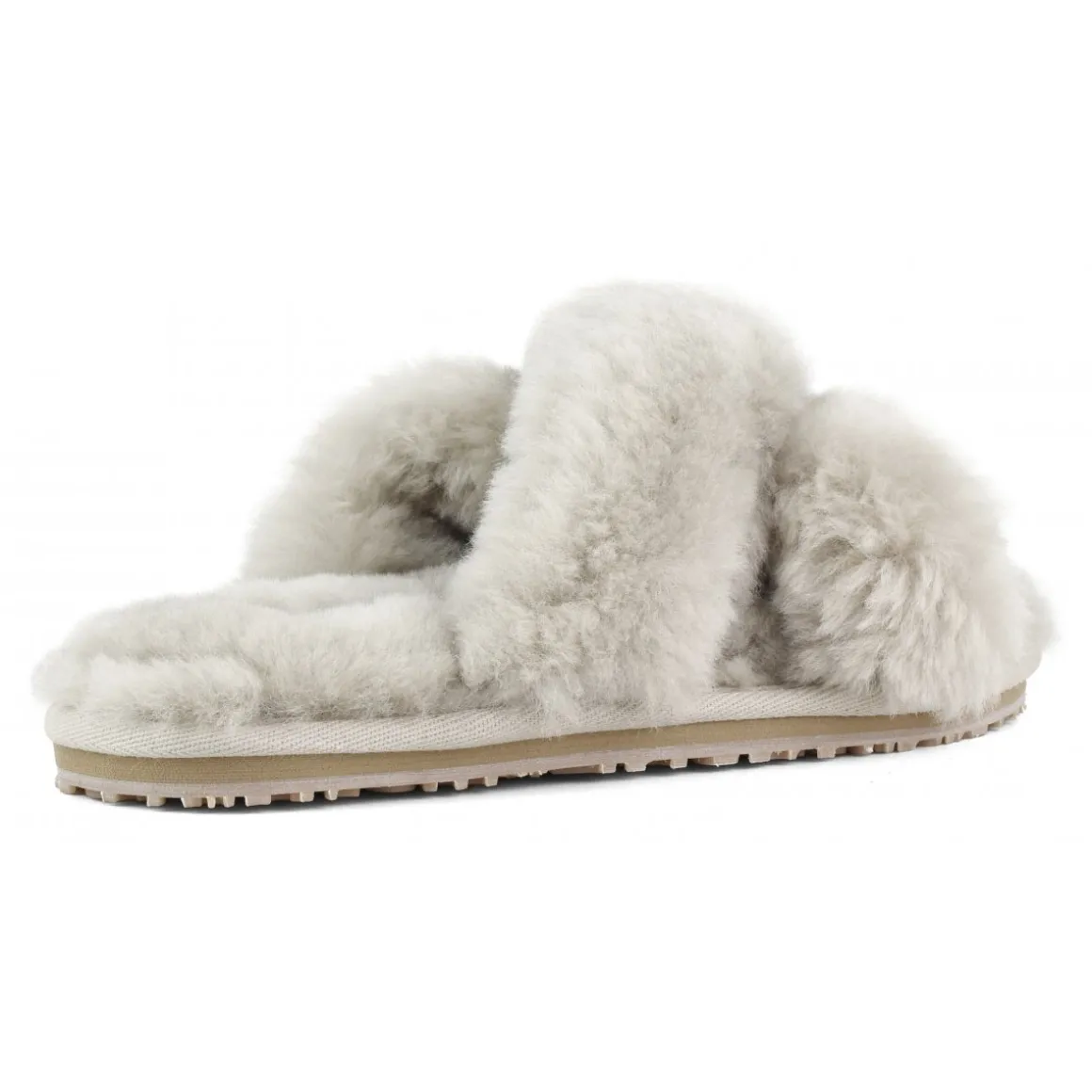 Criss-cross Fur Slide Slipper