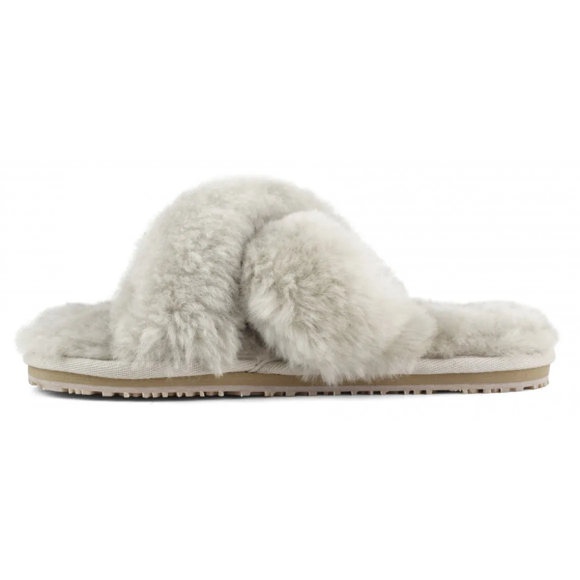 Criss-cross Fur Slide Slipper
