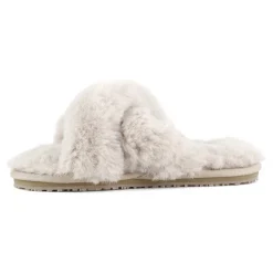 Criss-cross Fur Slide Slipper
