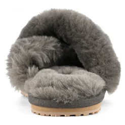 Criss-cross Fur Slide Slipper