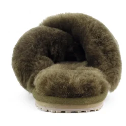 Criss-cross Fur Slide Slipper