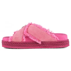 Criss-cross Rope Sandal Recycled Canvas