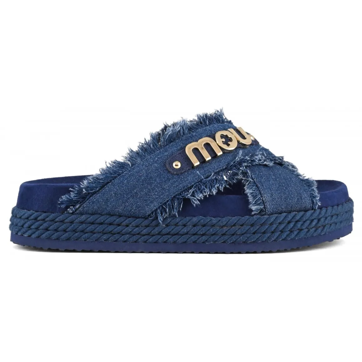 Criss-cross Sandal Denim