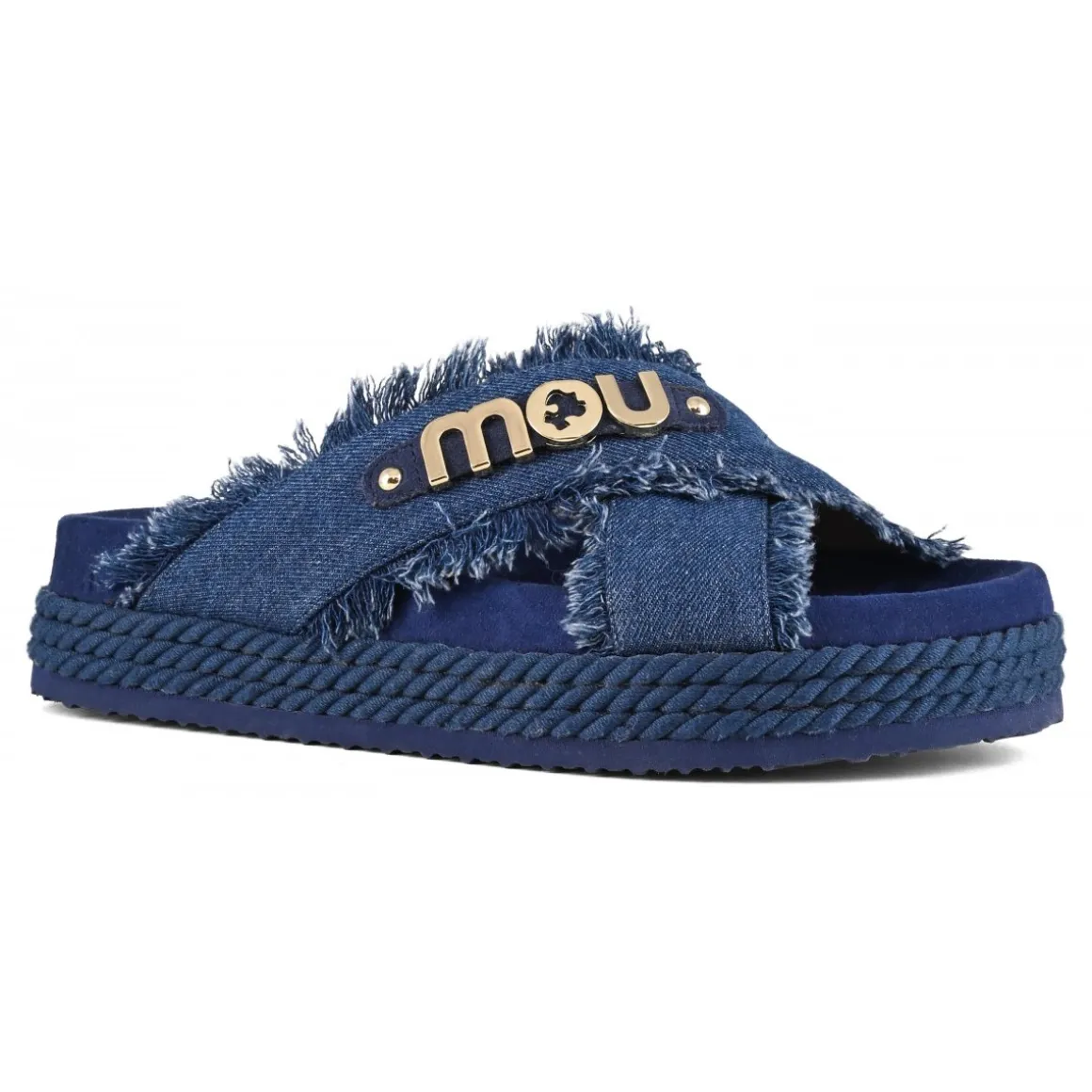 Criss-cross Sandal Denim