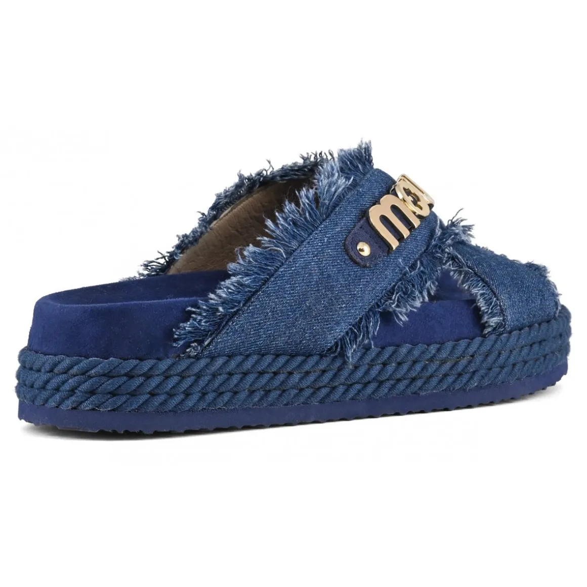 Criss-cross Sandal Denim