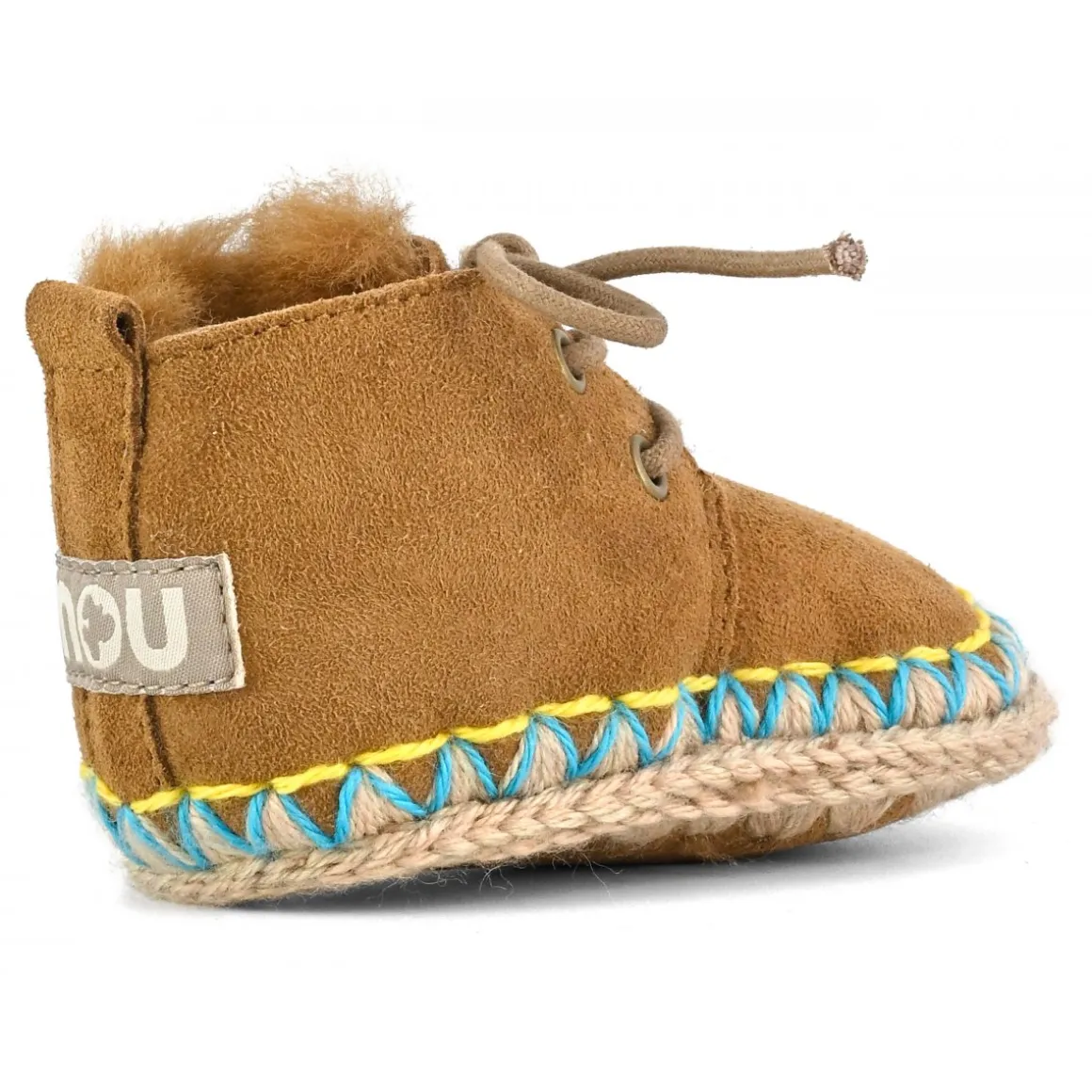 Eskimo Infant Lace Up Overstitching