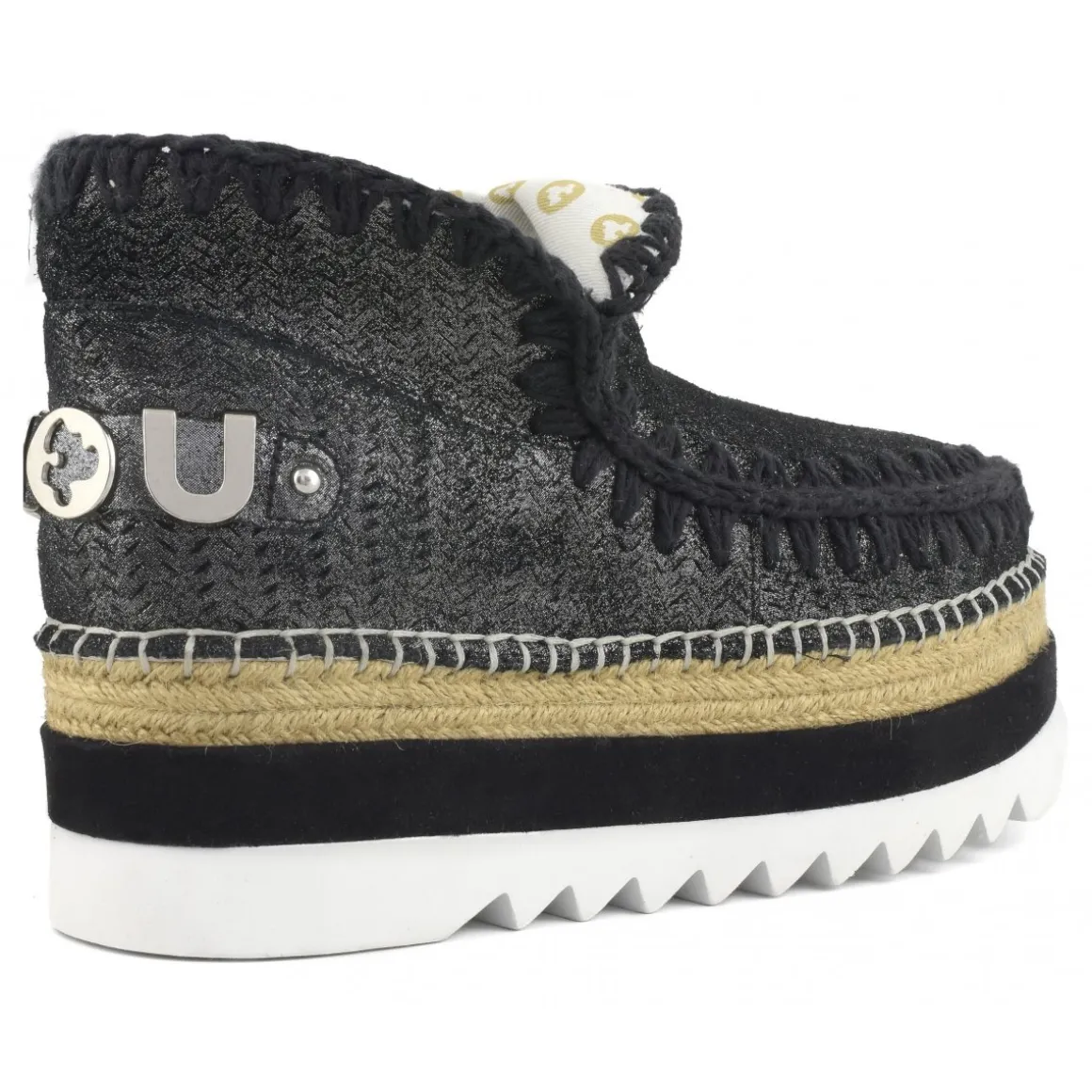 Eskimo Jute Eva Outsole Perforated Microglitter