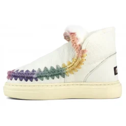 Eskimo Sneaker Bold Rainbow Stitching