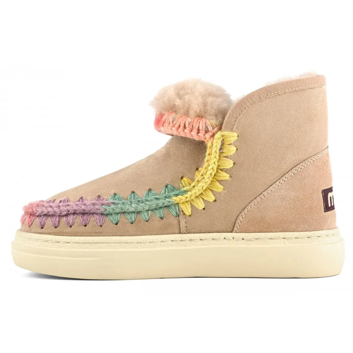 Eskimo Sneaker Bold Rainbow Stitching