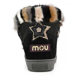 Eskimo Sneaker Star Patches & Mink Fur Trim