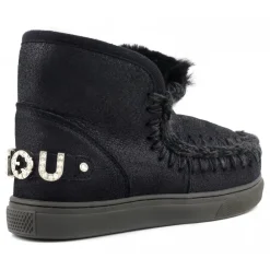 Eskimo Sneaker With Rhinestones Logo Big Letter