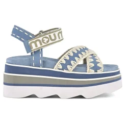 Eva Wedge Sandal Criss-cross Upper