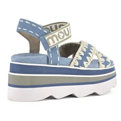 Eva Wedge Sandal Criss-cross Upper
