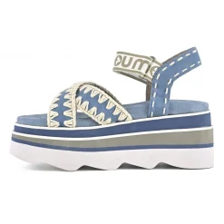 Eva Wedge Sandal Criss-cross Upper