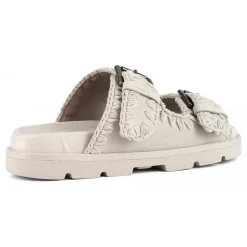Low Bio Sandal Two Buckles Monochrome