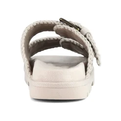 Low Bio Sandal Two Buckles Monochrome